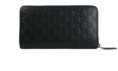 Gucci Signature Organiser, &pound;445, Accessories, Black, Leather, Front view